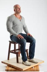 Whole Body Man Artistic poses White Casual Muscular